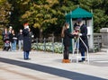 Wreath Laying Ceremony Arlington National Cemetery Royalty Free Stock Photo