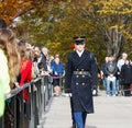 Wreath Laying Ceremony Arlington National Cemetery Royalty Free Stock Photo