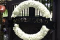 Wreath at the Neverland Ranch Royalty Free Stock Photo