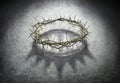Wreath Of Thorns With King Crown Shadow Royalty Free Stock Photo