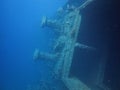 Wreck of boat Cedar Pride in Aqaba, Jordan, Red Sea