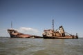 The wreck of the cargo ship TURGUT S