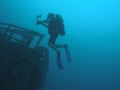 Wreck Diver Royalty Free Stock Photo
