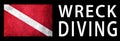 Wreck Diving, Diver Down Flag, Scuba flag Royalty Free Stock Photo