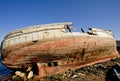 Wreck of a fishing boat Royalty Free Stock Photo