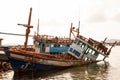 wreck fishing boat