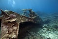 Wreck freighter Kormoran - sank in 1984 Tiran Royalty Free Stock Photo