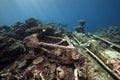 Wreck freighter Kormoran - sank in 1984 Tiran Royalty Free Stock Photo