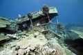 Wreck freighter Kormoran - sank in 1984 Tiran Royalty Free Stock Photo