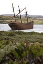 Wreck of the Lady Elizabeth - Falklands Royalty Free Stock Photo