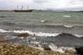 Wreck of Lady Elizabeth - Falklands Royalty Free Stock Photo