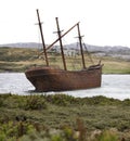 Wreck of the Lady Elizabeth in Whalebone Cove - Falkland Islands