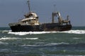 Wreck near swakopmund,namibia Royalty Free Stock Photo