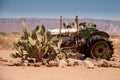 Wreck of old Tractor in Solitaire, Namibia