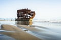 The wreck of the Peter Iredale, Fort Stevens State Park, Astoria, Oregon, USA Royalty Free Stock Photo