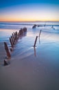 Wreck of the SS Dicky. Royalty Free Stock Photo