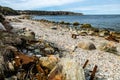 Wreck of the SS Ethie on the beach. Gros Morne National Park Newfoundland Canada