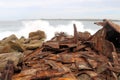 Wreck of the SS Minmi on Cape Banks Sydney in the Botany Kamay Bay National Park