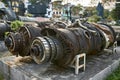 Wreckage B-52 aircraft of time of Vietnamese War in Hanoi museum