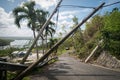 Wreckage from Hurricane Maria. Royalty Free Stock Photo