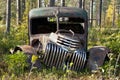 Wreckage from the Winter War near Suomussalmi, Finland Royalty Free Stock Photo