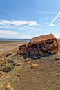 Wrecked old car - Durham Heritage Coast Royalty Free Stock Photo