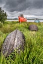 Wrecks on the seaside of Connemara