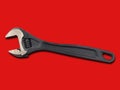 Wrench with a black handle