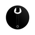 Wrench black icon