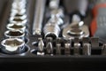 Wrench - box spanner Royalty Free Stock Photo