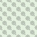 Wrench with cogwheel gear line seamless pattern, repair service theme. Vector graphics. Mechanic tool, custom settings