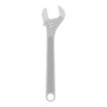 Wrench crescent vector tool icon illustration spanner adjustable isolated Royalty Free Stock Photo