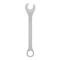 Wrench end open vector spanner tool illustration hand mechanic icon