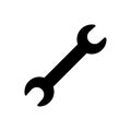 Wrench flat icon vector for graphic design, logo, web site, social media, mobile app, ui illustration Royalty Free Stock Photo