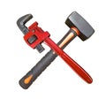 Wrench Hammer Cross