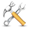 Wrench and Hummer Icon