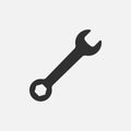 Wrench icon. Royalty Free Stock Photo