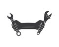 wrench icon vector of automotive service illustration Royalty Free Stock Photo