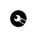 wrench illustration icon logo vector
