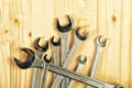 Wrench Jaw Spanner Tools Royalty Free Stock Photo