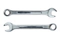 Wrench metal spanner spanner isolated on white background Royalty Free Stock Photo