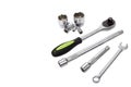 Wrench, ratchet handle, socket wrenches and extenders bar