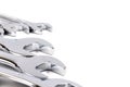Wrench spanner tools on white background. Copy space for text Royalty Free Stock Photo