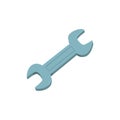 Wrench tool, spanner cartoon vector Illustration Royalty Free Stock Photo
