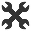 Wrenches Vector Icon Flat Illustration Royalty Free Stock Photo