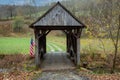 Wrens Nest Covered Bridge in Western Pennsylvania