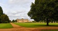 Wrest Park House and gardens Silsoe Bedfordshire on a sunny Day. Royalty Free Stock Photo