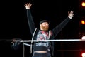 The wrestler Sami Zayn in action at WWE Live at the Palau Sant Jordi