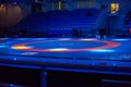 Wrestling mats during World Wrestling Club Cup, December 1, 2016, Kharkov, Ukraine