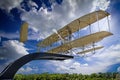 Wright Flyer Sculpture by Larry Godwin Royalty Free Stock Photo